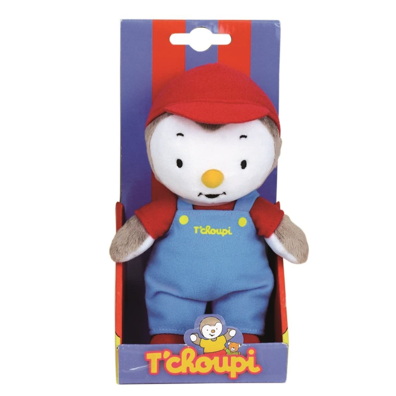  tchoupi peluche boîte cadeau casquette 20 cm 